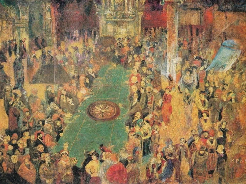 1884-Georgij Bogdanovič Jakulov - Monte Carlo
